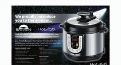 Desktop Screenshot of hot-potspeedcooker.com
